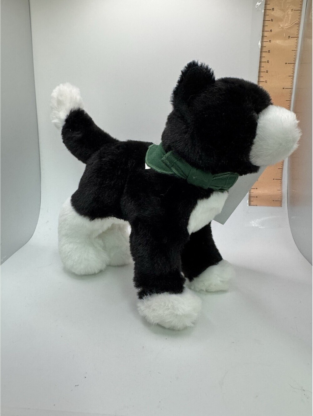 Douglas Co Black and White Plush Stuffed Animal Cat - NexGard Advertising